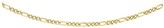 Thumbnail for your product : Love GOLD 9ct Gold Diamond Cut Figaro Chain Necklace