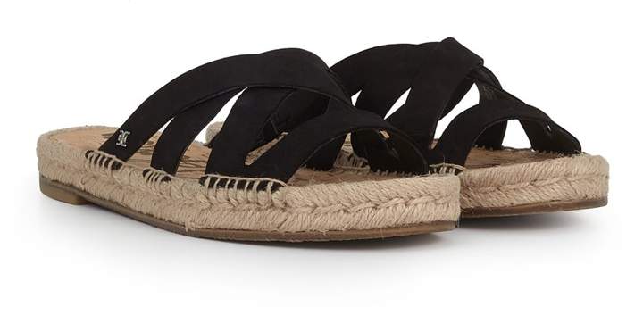 sam edelman averie espadrille slide sandal