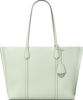 Tory Burch Ladies Perry Medium Triple-compartment Tote In Grey
