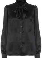 Thumbnail for your product : Dolce & Gabbana Silk-satin blouse