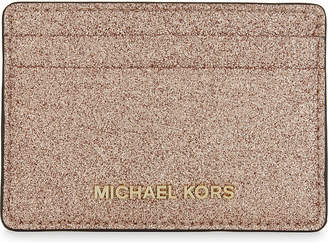 MICHAEL Michael Kors Money Pieces metallic leather card holder