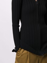 Thumbnail for your product : Proenza Schouler White Label Ribbed Zip-Up Cardigan