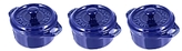 Thumbnail for your product : Staub Round Mini 4 Cocotte, Set of 3