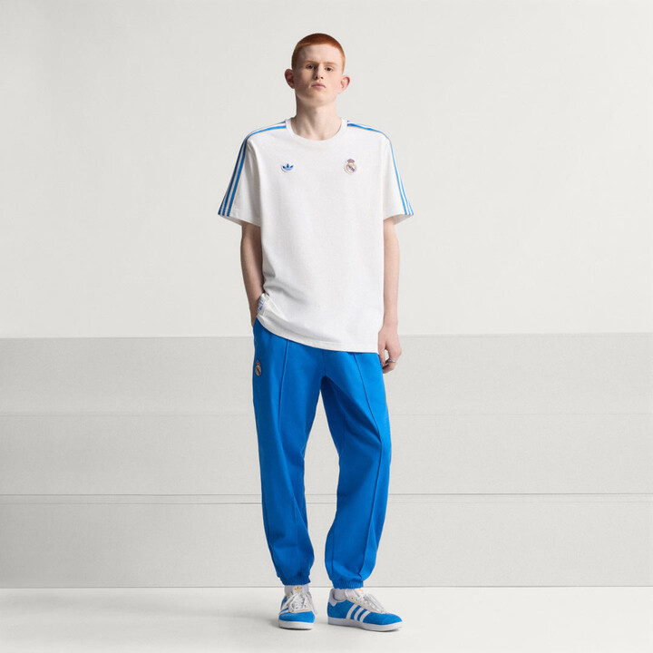 adidas Real Madrid Terrace Icons Tee White S Mens
