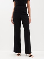 Stretch-crepe Wide-leg Trousers 
