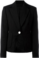 Diane Von Furstenberg - blazer à bouton contrastant