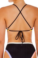 Thumbnail for your product : Hurley Colorblock Cross Back Bikini Top