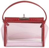Thumbnail for your product : Gu_de Water Pvc & Croc Embossed Leather Bag