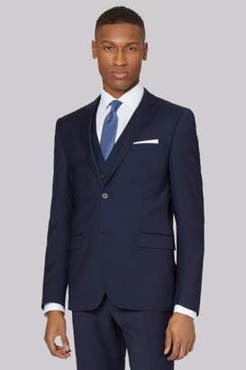 DKNY Slim Fit Panama Blue Suit