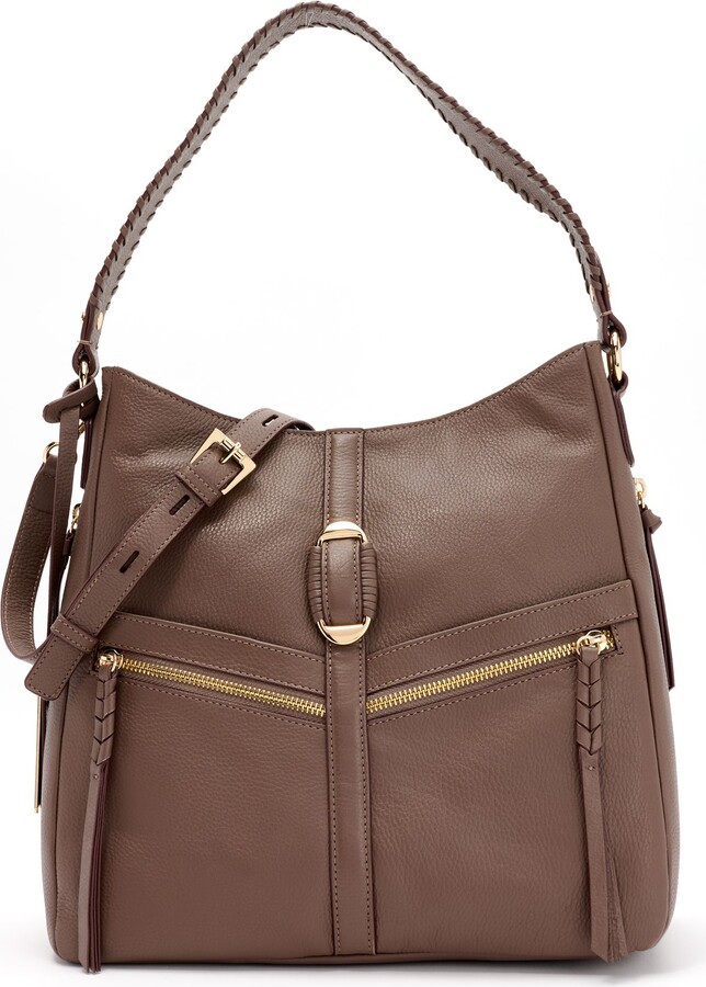 Lodis As Is Texas Leather Convertible Priscilla Tote