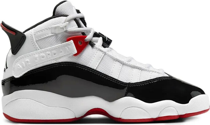 Jordan Kids Jordan 6 Rings "White Varsity Red Black"