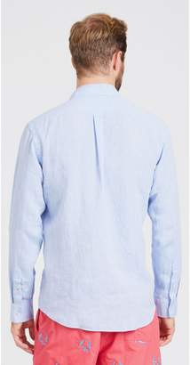 J.Mclaughlin Gramercy Classic Fit Linen Shirt