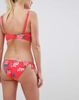Thumbnail for your product : Lepel London Floral Tie Side Bikini Bottom