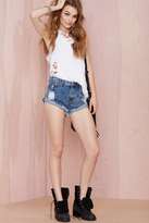 Thumbnail for your product : Nasty Gal Turn Up Cutoff Shorts