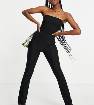 Black Bandeau Jumpsuit | Shop the world's largest collection of fashion |  ShopStyle