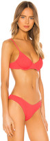 Thumbnail for your product : Tori Praver Swimwear Everett Smocked Bikini Top
