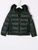 Thumbnail for your product : AI Riders On The Storm Kids mask hood reversible padded jacket
