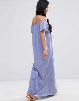 Thumbnail for your product : ASOS Petite Off Shoulder Maxi Dress