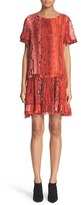 Thumbnail for your product : Just Cavalli Women's Python Print Layered Shift Dress