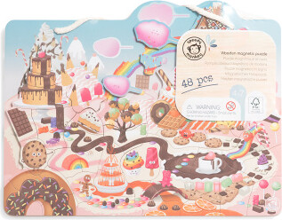 TJMAXX 48Pc Wooden Magnetic Puzzle