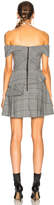 Thumbnail for your product : Self-Portrait Cut Out Check Mini Dress