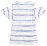 Thumbnail for your product : Rails Girls' Allie Striped Cold-Shoulder Tee - Little Kid, Big Kid