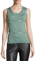 Thumbnail for your product : M Missoni Space-Dyed Lurex® Tank, Olive