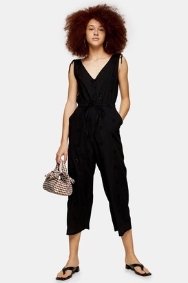 black relaxed jumpsuit