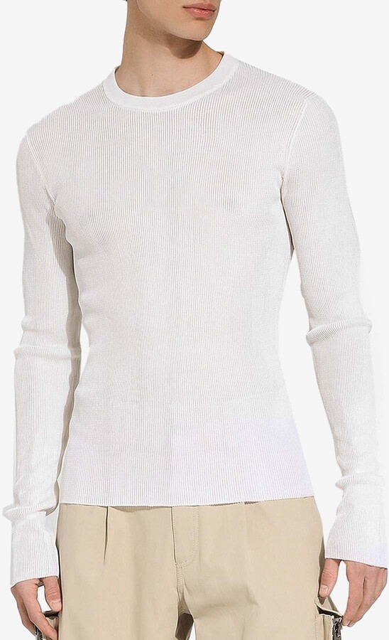 Dolce & Gabbana Silk Crewneck Sweater