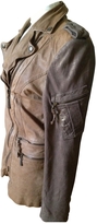 Thumbnail for your product : Just Cavalli Beige Leather Biker jacket
