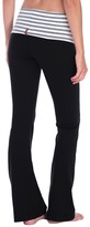 Thumbnail for your product : Hard Tail Contrast Waist Rolldown Bootleg Flare Pant
