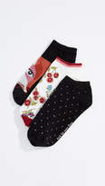 Thumbnail for your product : Kate Spade Fox No Show Sock 3 Pack