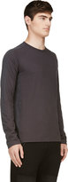 Thumbnail for your product : Robert Geller Seconds Grey Paneled Long Sleeve T-Shirt