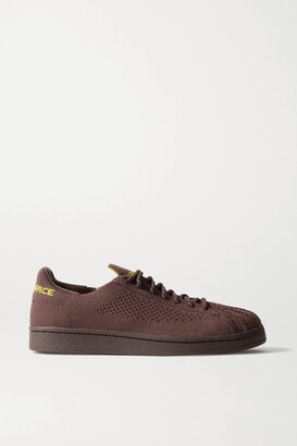 adidas + Pharrell Williams Superstar Primeknit Sneakers - Brown