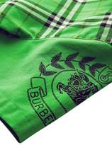 Thumbnail for your product : Burberry Kids Short-sleeve Archive Logo Detail Check Cotton Shirt
