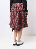 Thumbnail for your product : Comme des Garcons floral jacquard skirt
