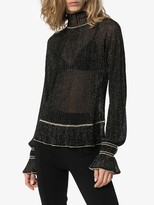 Thumbnail for your product : Peter Pilotto Metallic Sheer Blouse