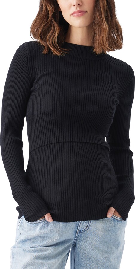 Ripe Maternity Lift Up Nursing Knit Top