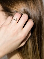 Thumbnail for your product : WWAKE 14kt yellow gold Nestled ring