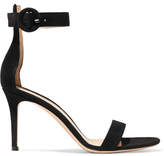 Thumbnail for your product : Gianvito Rossi Portofino 85 Suede Sandals - Black