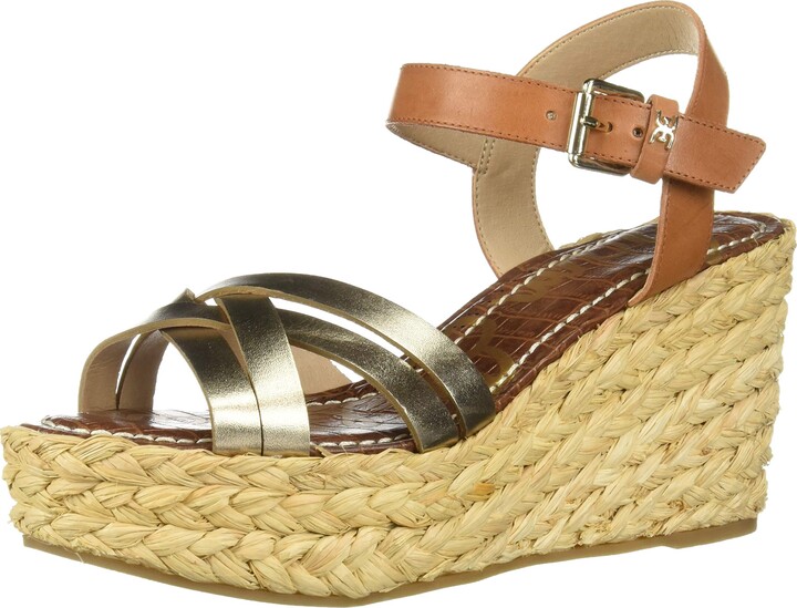 sam edelman gold wedges