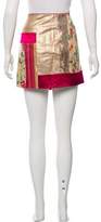 Thumbnail for your product : Diane von Furstenberg Metallic Sequin Skirt