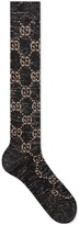 Thumbnail for your product : Gucci Lurex GG-print socks