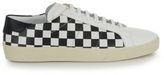 Thumbnail for your product : Saint Laurent Checkered Leather Sneakers