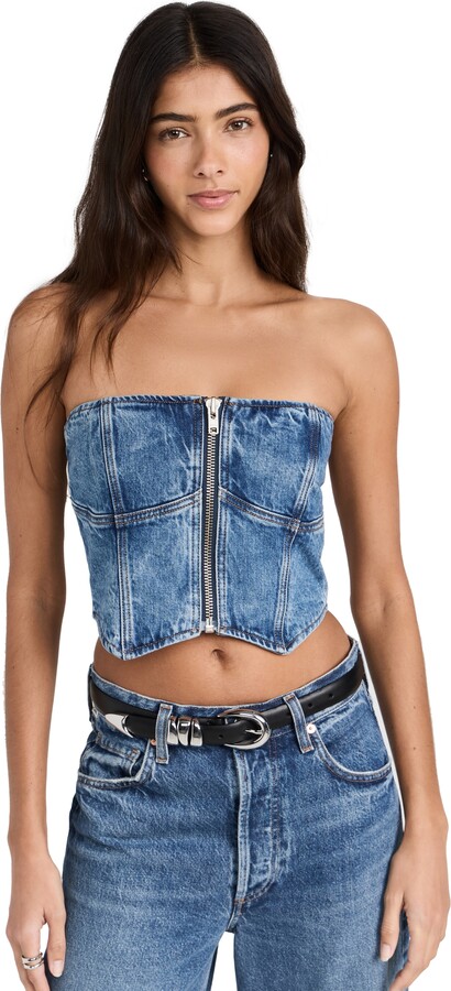 Reformation Laylin pleated plissé-crepe blouse ShopStyle