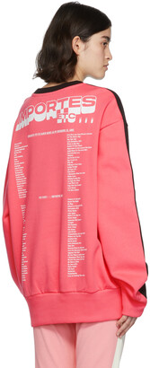 Honey Fucking Dijon Black & Pink Logo Sweatshirt
