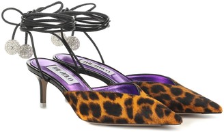 ATTICO The Tina leopard-print calf hair mules