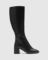 Thumbnail for your product : Therapy Women's Black Long Boots - Wolf - Size One Size, 9 at The Iconic