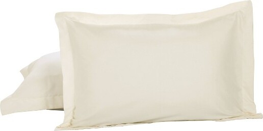 Today's Home 2pkStandardMicrofiberTailoredPillowShamsIvory-Today'sHome:MachineWashable,NoFill,EnvelopeClosure