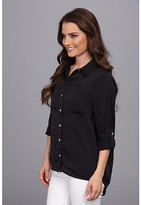 Thumbnail for your product : MICHAEL Michael Kors High-Low Button Down Shirt